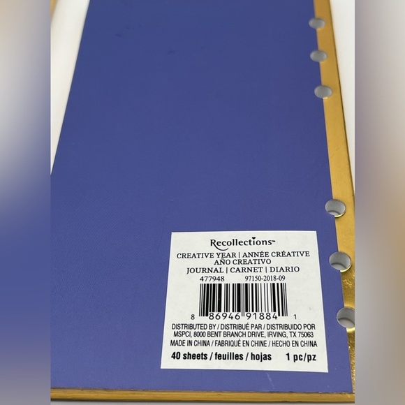 Bucket List and Important Recollections creative year journal 40 sheets each - Picture 4 of 9